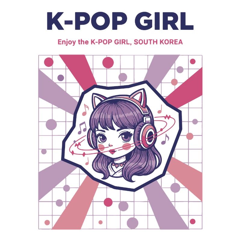 Fille K-Pop Profite de la Fille K-Pop Corée du Sud Coréenne