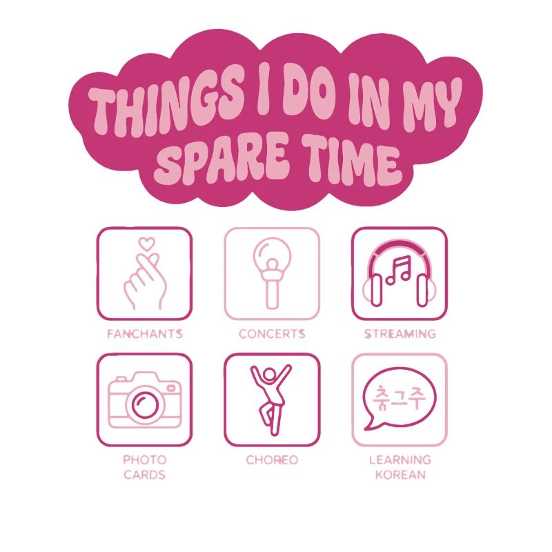 Choses que je fais pendant mon temps libre Kpop coréenne