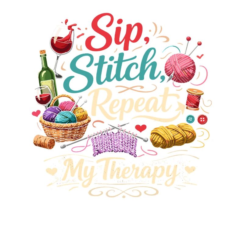 Sip Stitch Repeat Therapy