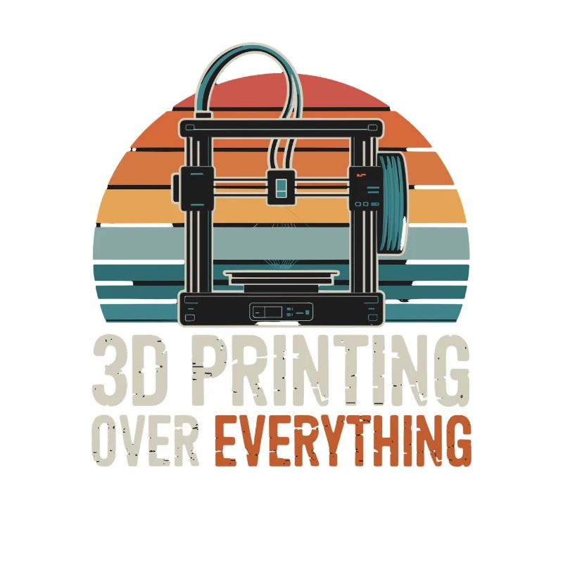3D Printing Over Everything Retro 3D Printing Maker