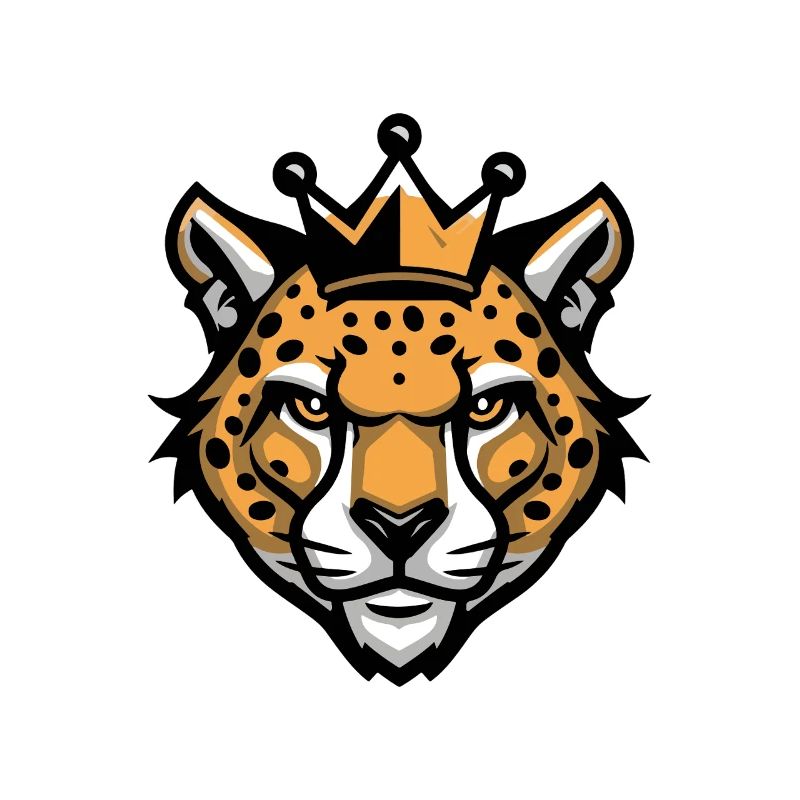 Couronne de tête de guépard