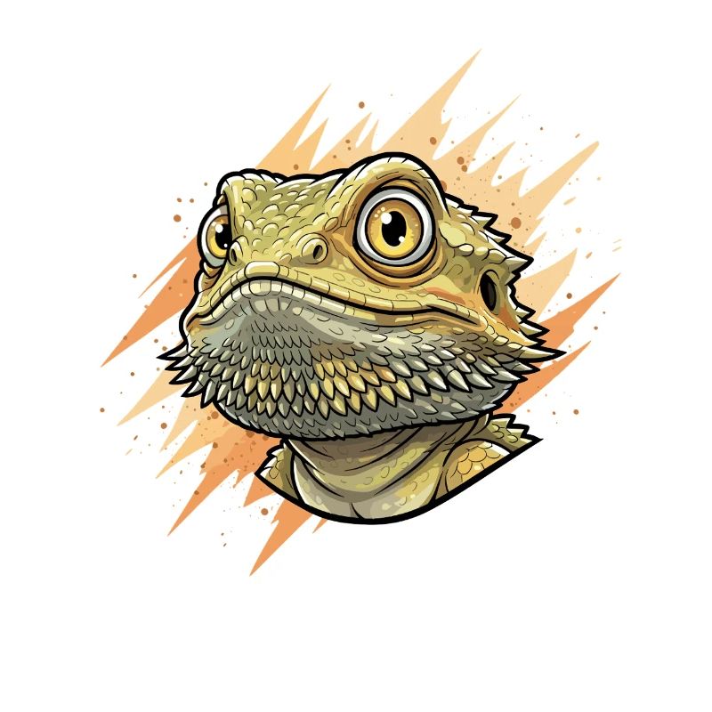 Sunspike Bearded Dragon Head