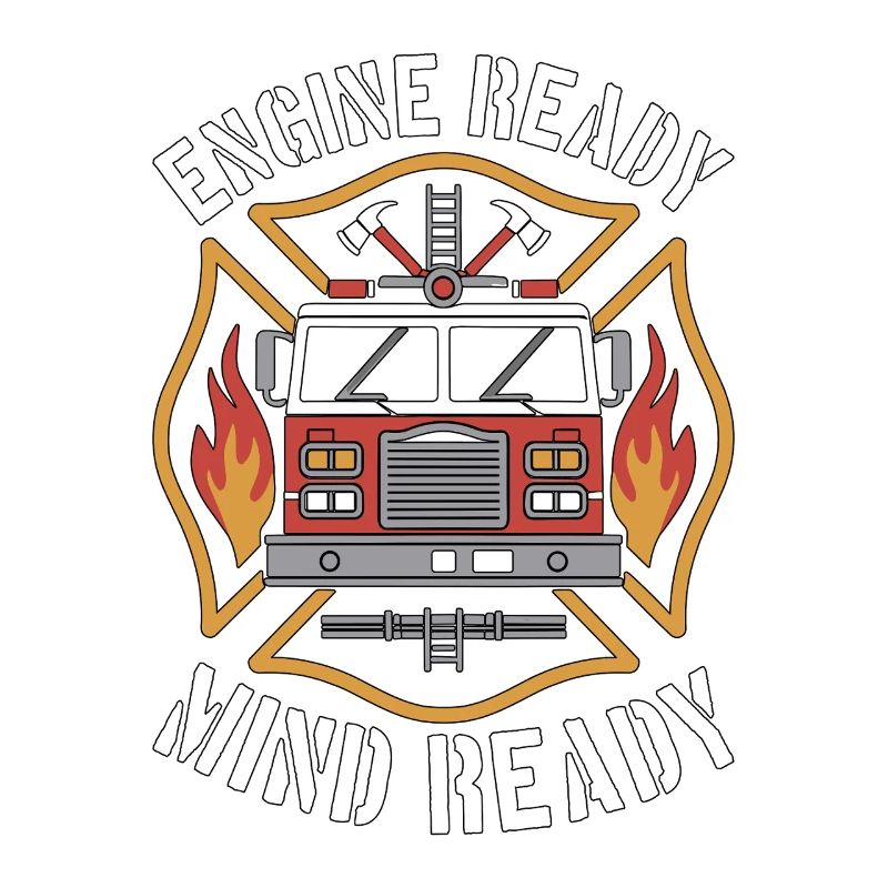 Fire Engineer Engine Ready Mind Ready Firefighting