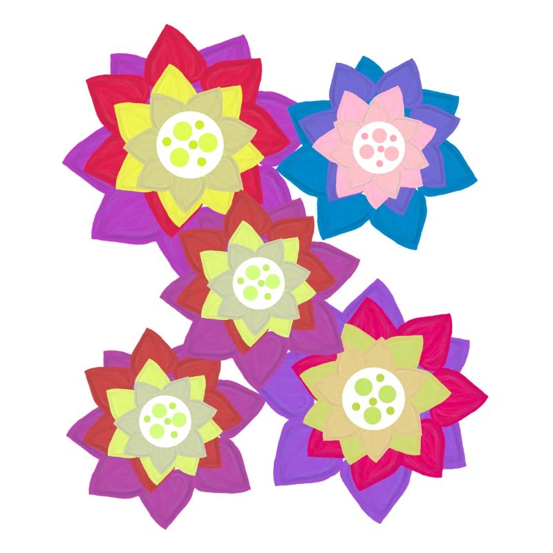 Mandala des Fleurs Fleurs en Fleurs