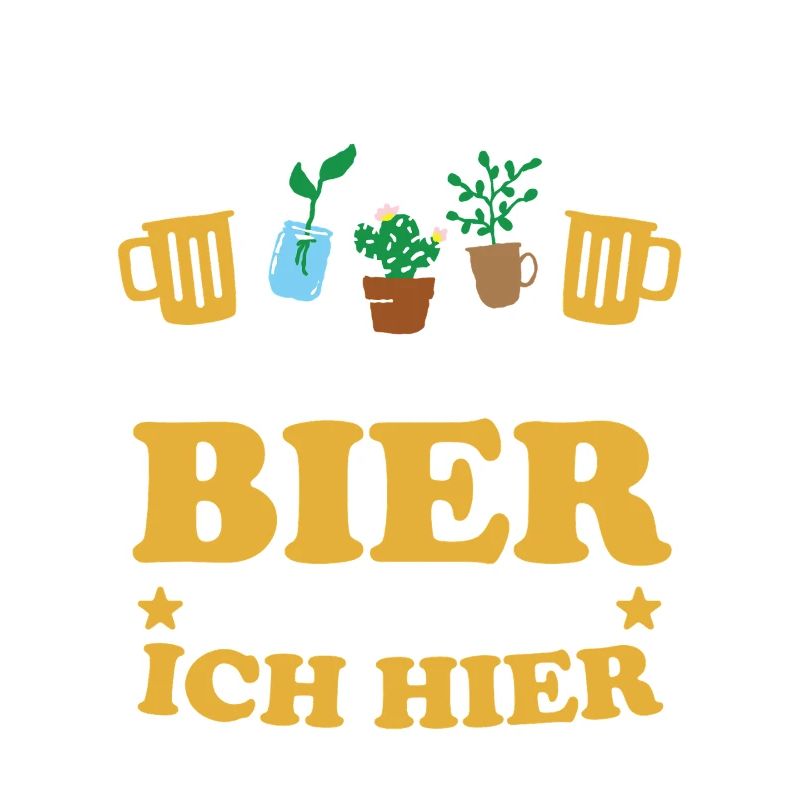Garten und Bier Darum bin ich hier