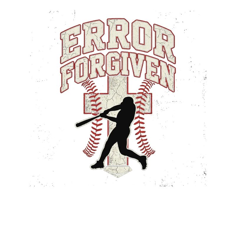 Error Forgiven Christian Baseball Faith Jesus