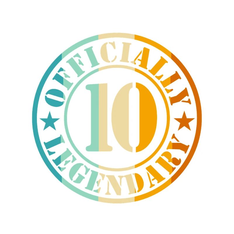 10. Geburtstag Junge Mädchen Legende Level 10
