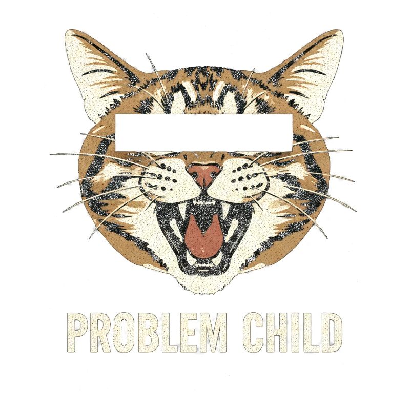 Problem Child Cat Motif