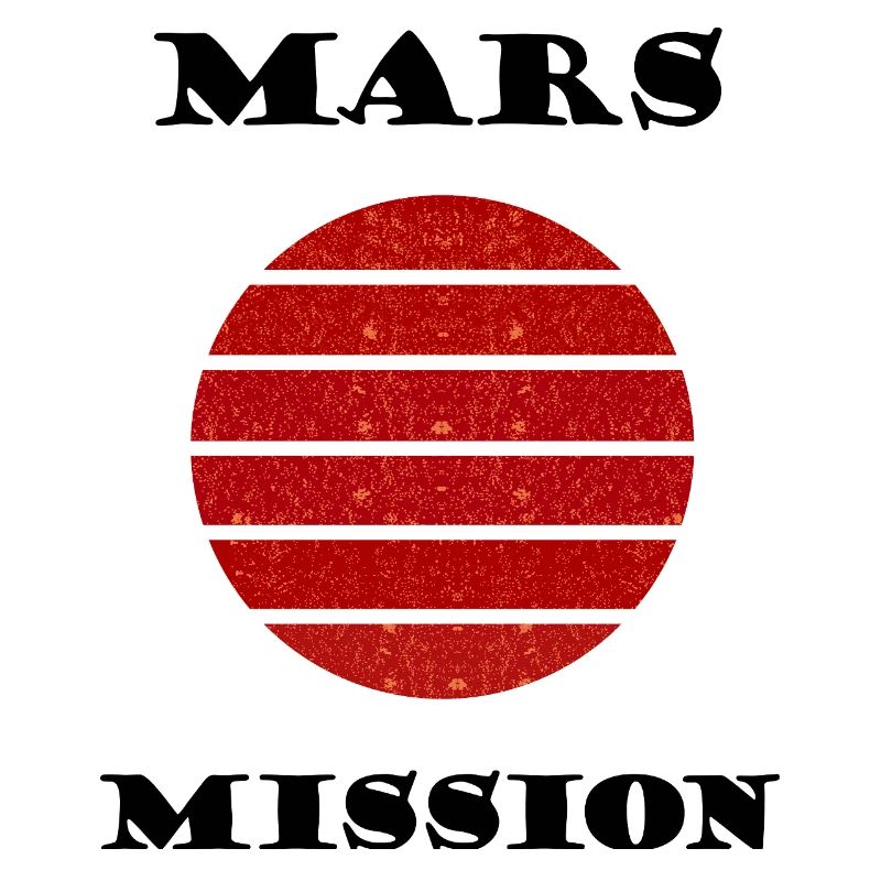Red Striped Solar Circle Mars