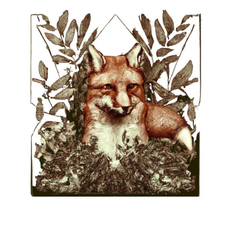 Cottagecore Fox Vintage