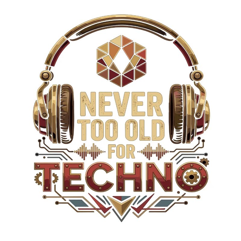 Never Too Old For Techno DJ Rave