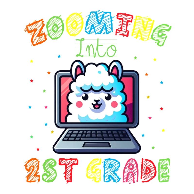 Rainbow Llama on Screen