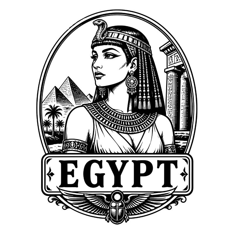 Pyramides de la reine du Nil de Cléopâtre Égypte