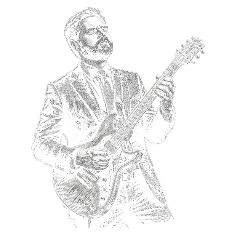 JD Vance plays guitar