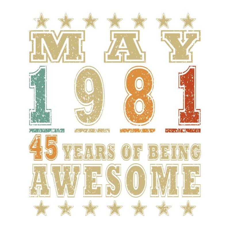 Mai 1981 : 45 ans d’Awesome