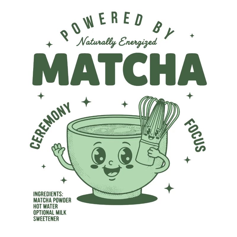 Powered By Matcha Naturally Energized Tea