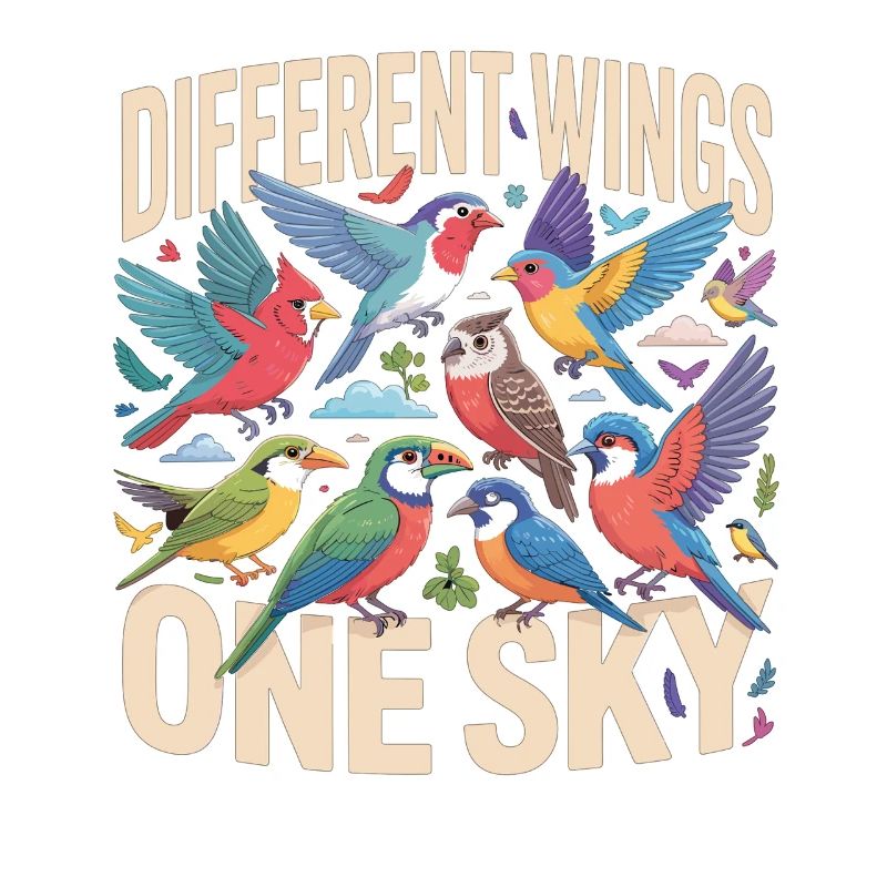 Ailes différentes, un oiseau du ciel