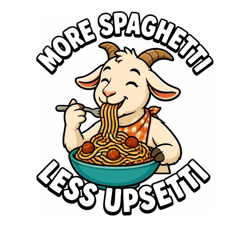 Plus de spaghettis, moins de problèmes – spaghettis pour chèvres