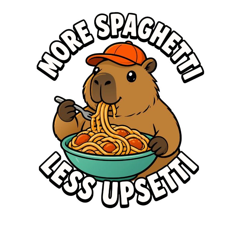 More spaghetti, less hassle, capybara children's spa