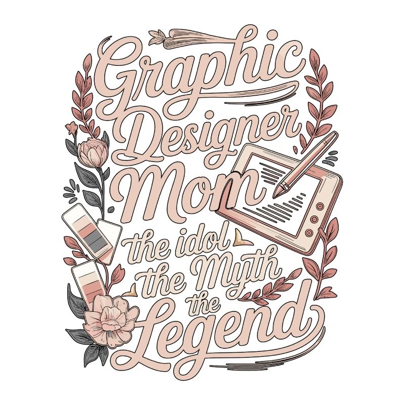 Graphic Designer Mom The Idol Creative Designer