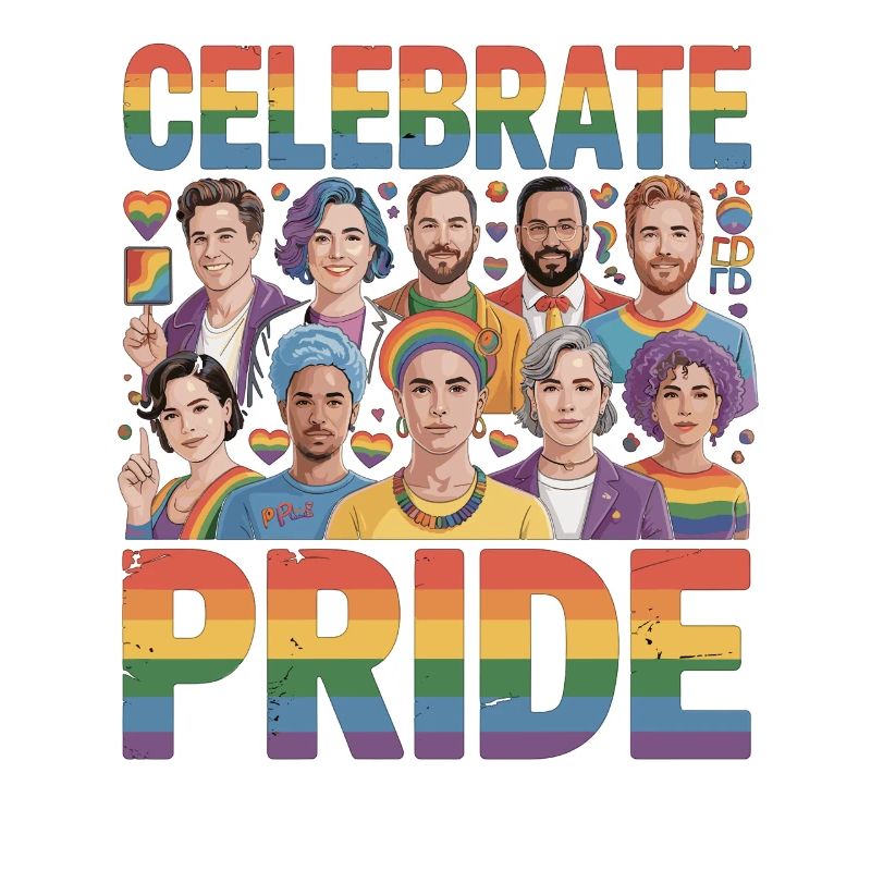 Celebrate Pride LGBT Rainbow Diversity
