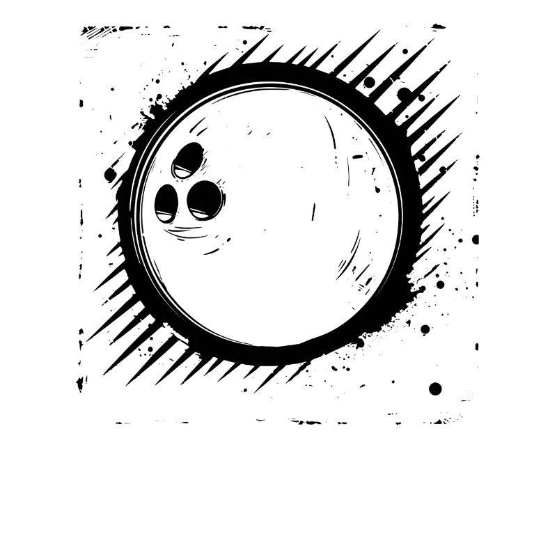 Graphique de la boule de bowling