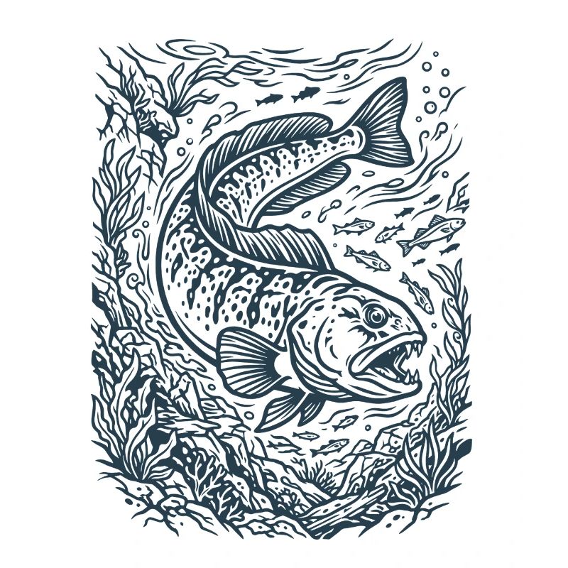 Sea Wolf | Loach | Underwater fish