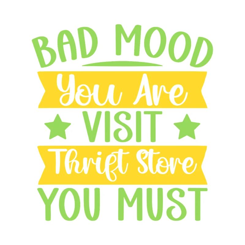 Thrift Shopper Bad Mood Visit Thrift Store Thrift