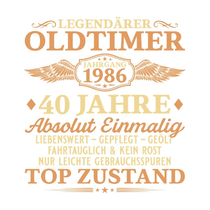 Legendärer Oldtimer 1986 – 40. Geburtstag