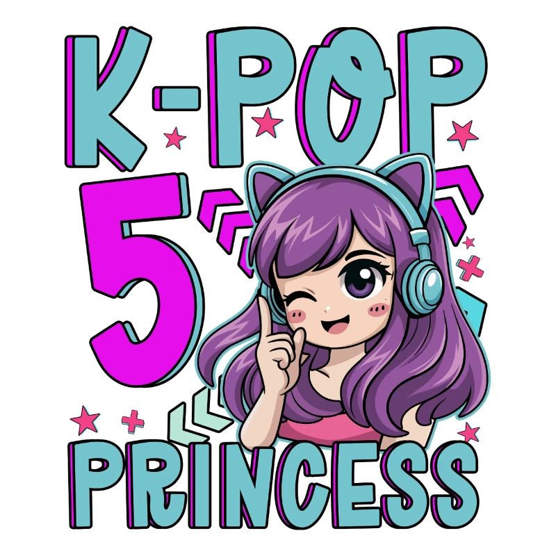 Princesse K-Pop Anniversaire de 5 ans