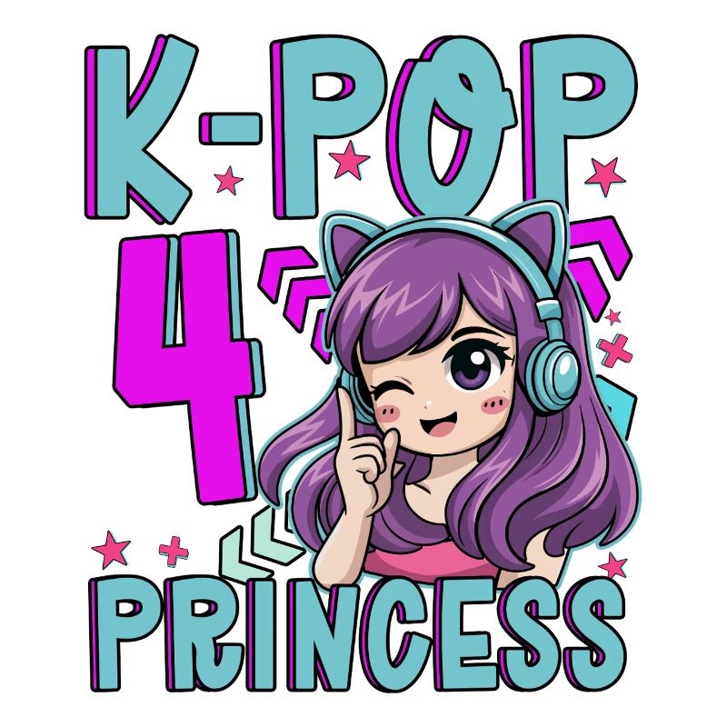 Princesse K-Pop Anniversaire de 4 ans