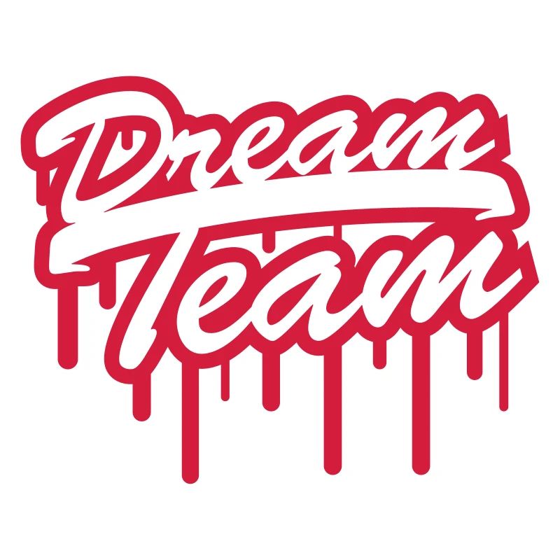 Stamp Graffiti Logo Design Dream Team Freunde Few