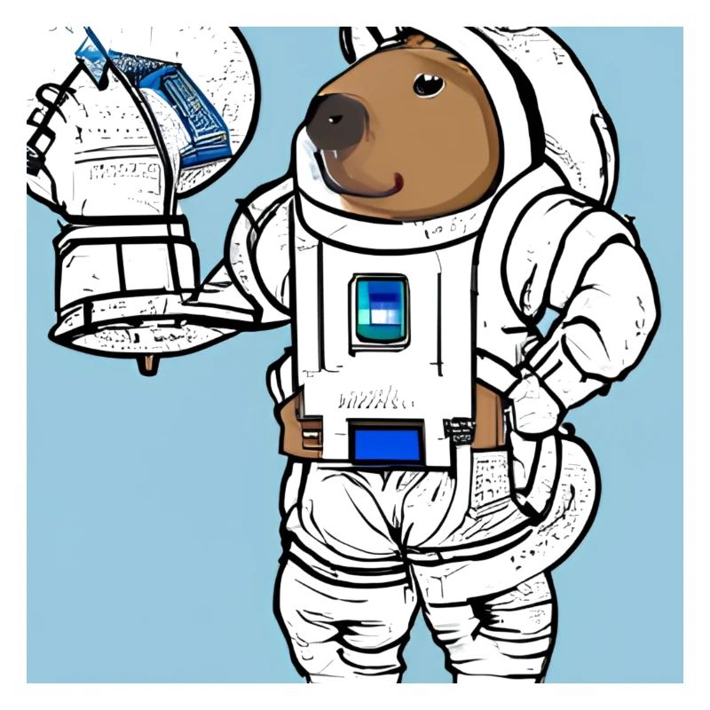 Astronaute de Capybara