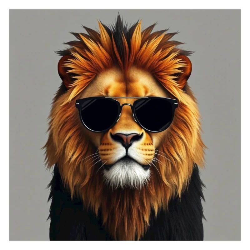 Lion stylé