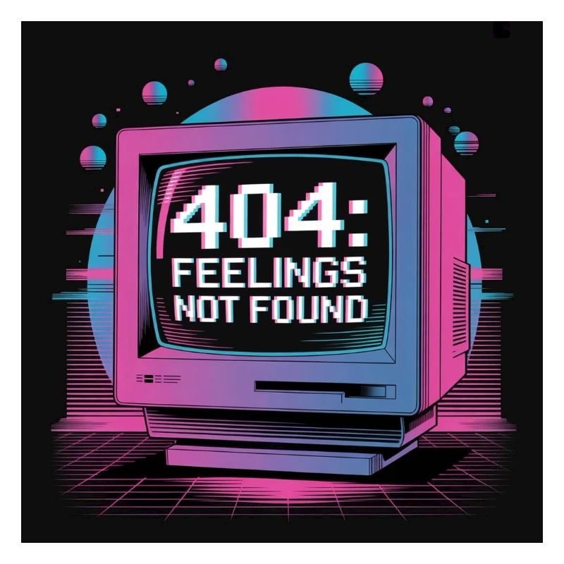Retro Tech 404 Sentiments Introuvables Design