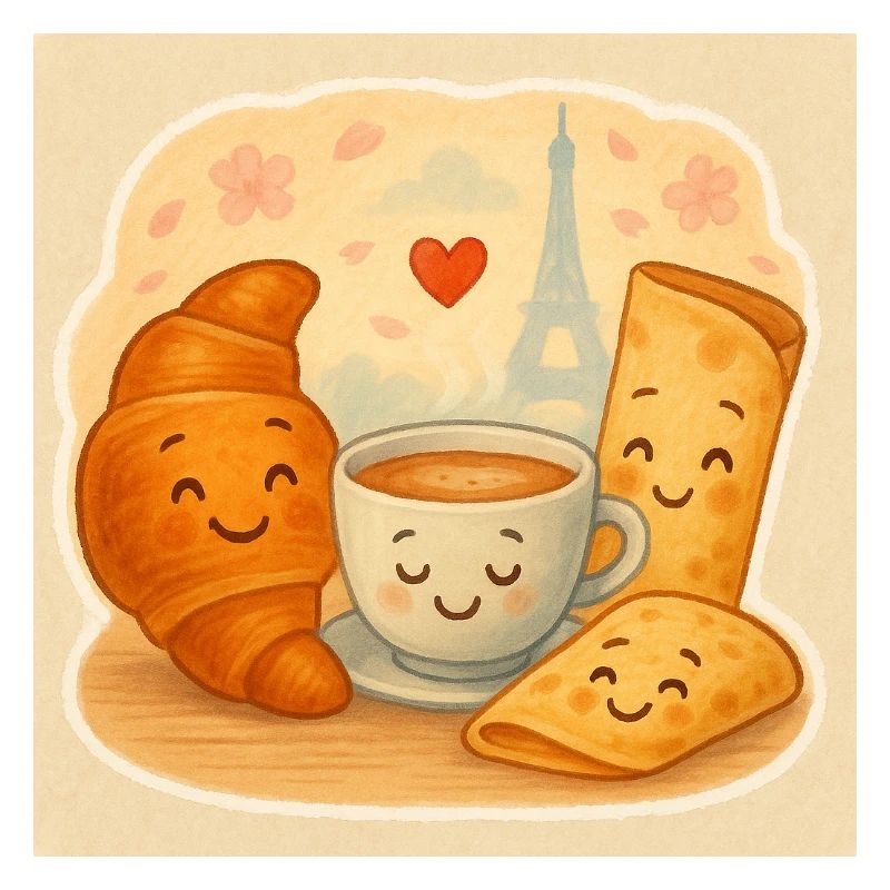 Paris Breakfast Cuddle