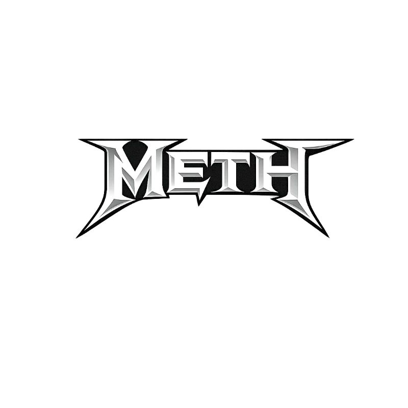 "Meth" – Design einer Metallparodie