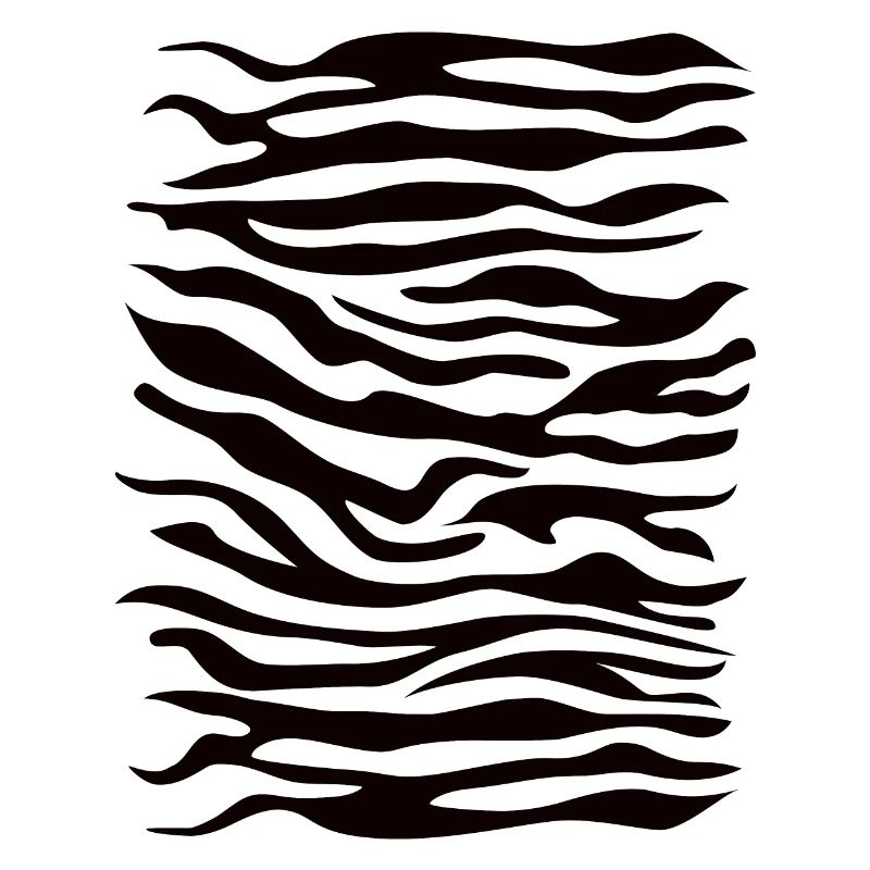 Zebra Muster schwarz