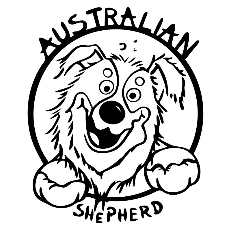 Funny Australian Shepherd