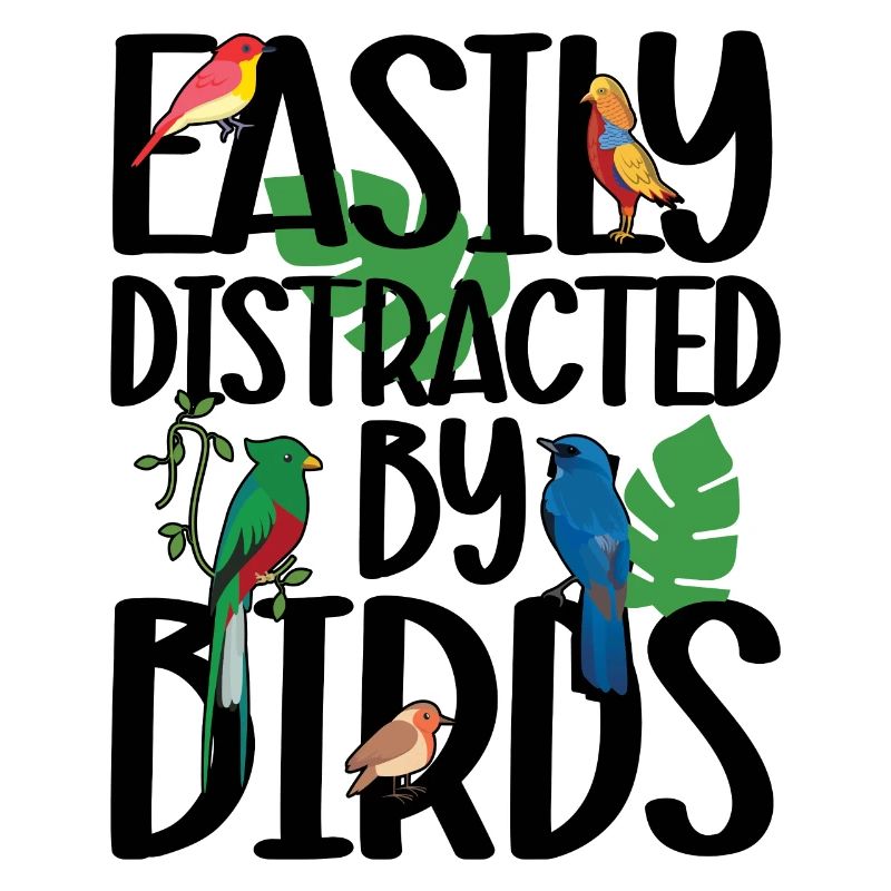Facilement distrait par les oiseaux