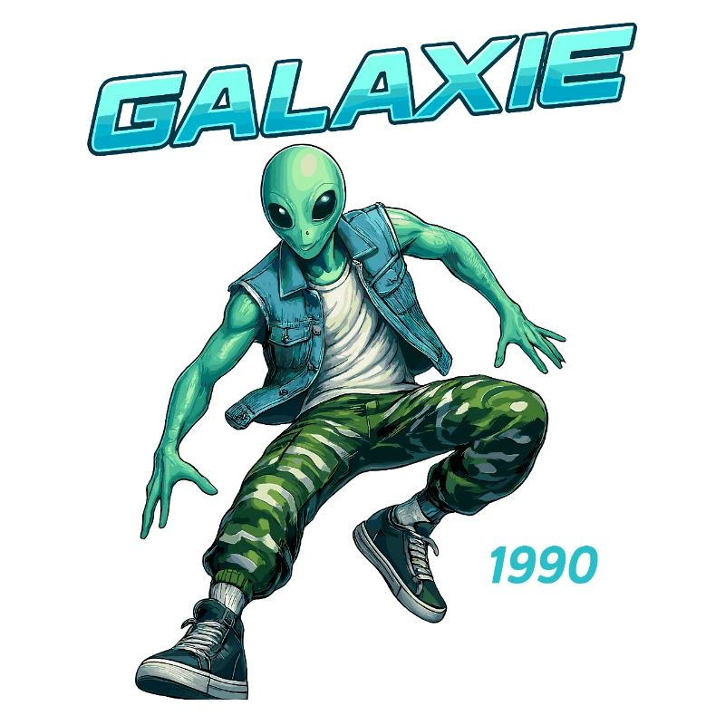 Galaxy 1990 Alien Retro Look