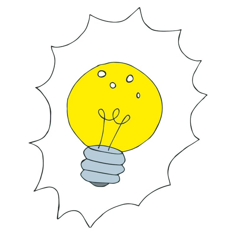 Creative Light Bulb Illustration