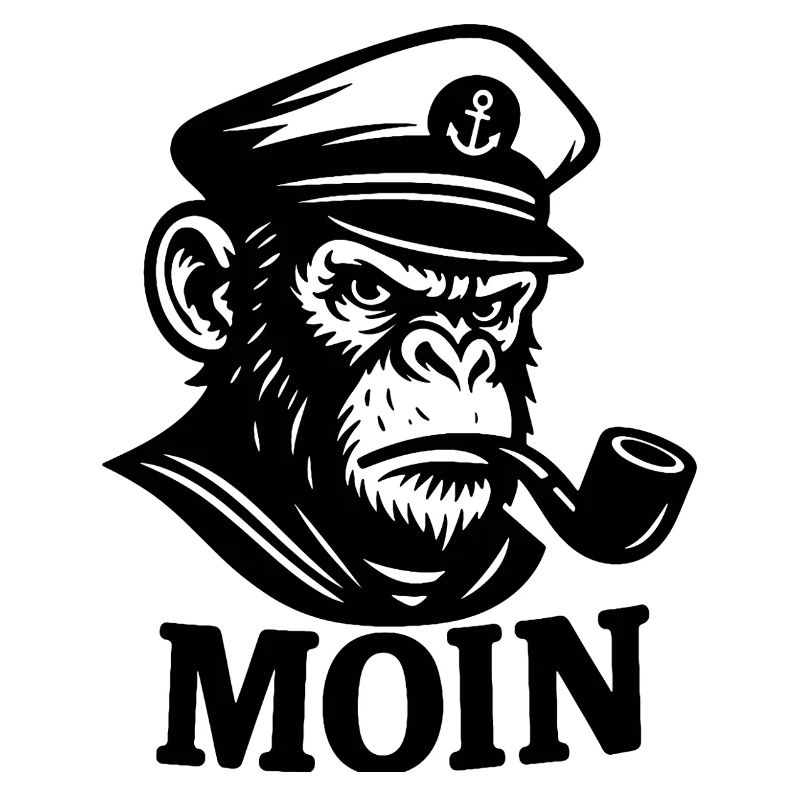 Captain Monkey with Whistle MOIN Design