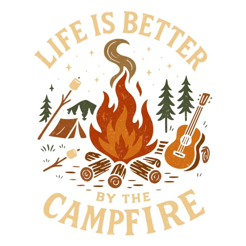 Life is better by the Campfire