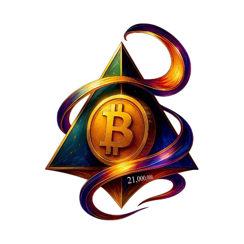 Conception créative Bitcoin et Blockchain