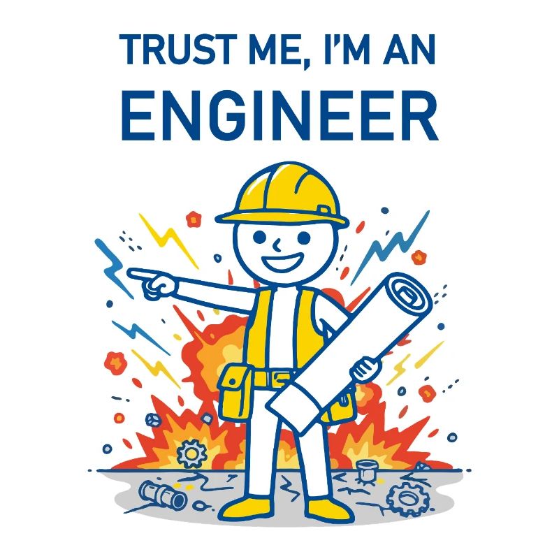 Trust Me, I'm an Engineer - for light background
