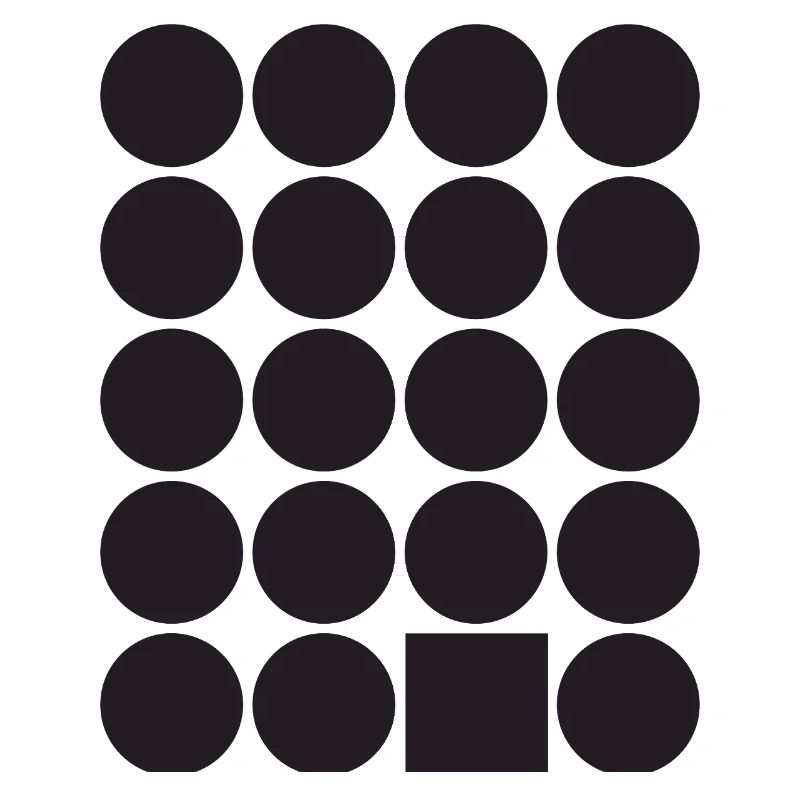 Geometric Dot Grid with a Square