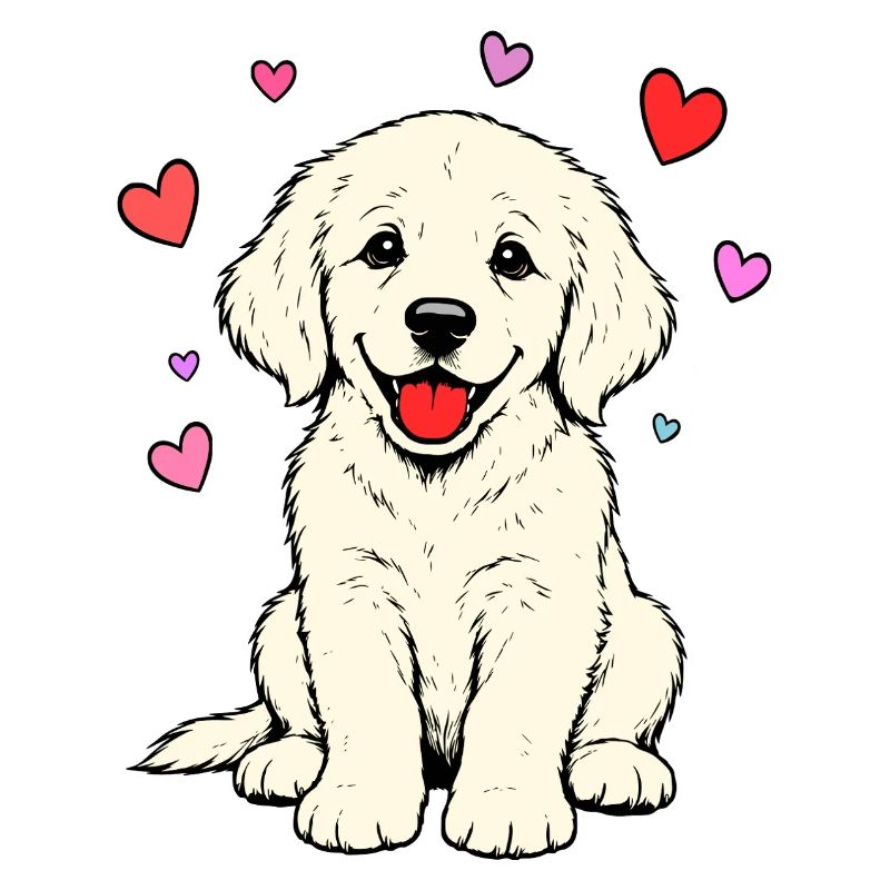 Golden_Retriever_Welpen_sitzend_Herz_beige