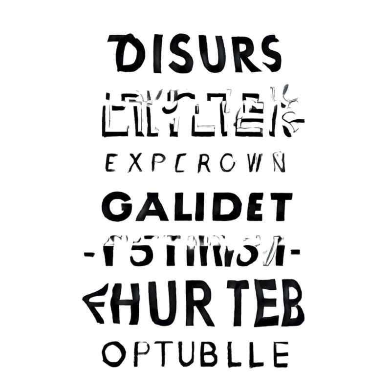 Glitch text cascade