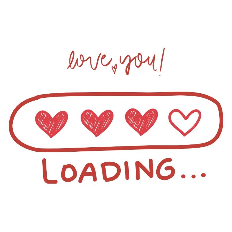 Herz-Loading Liebe